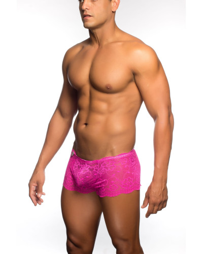 Boxer Dentelle LUCIO Rose 