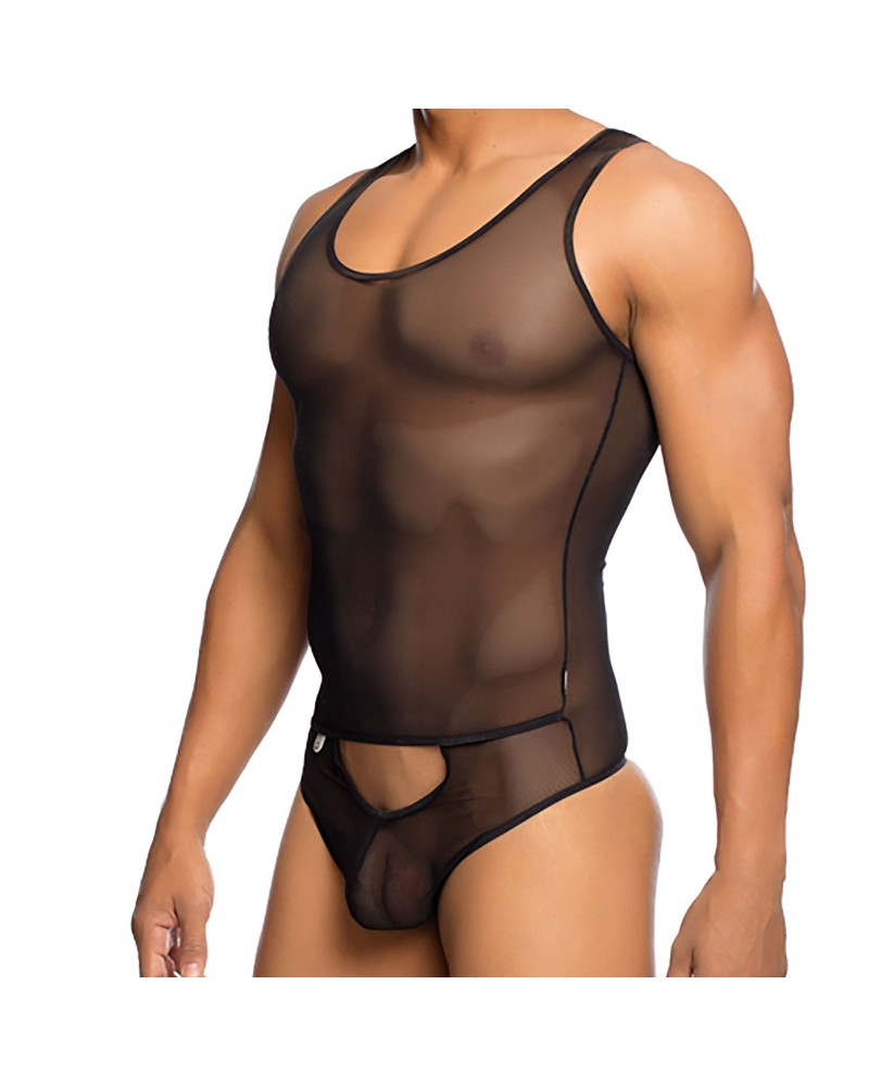 Body String Tulle Leandro Noir 