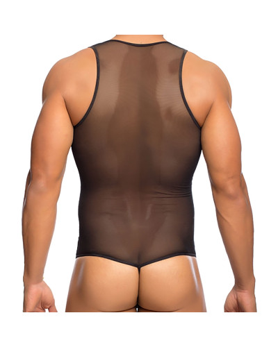 Body String Tulle Leandro Noir 