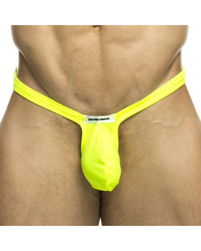 String Bulge Thong Jaune fluo 