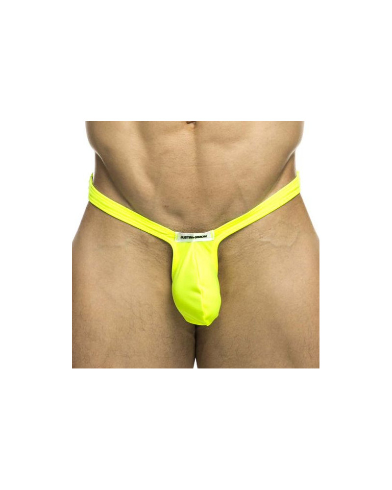 String Bulge Thong Jaune fluo 