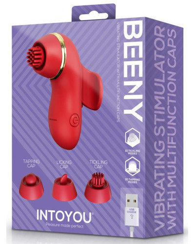 Stimulateur clitoridien Beeny 4 embouts 