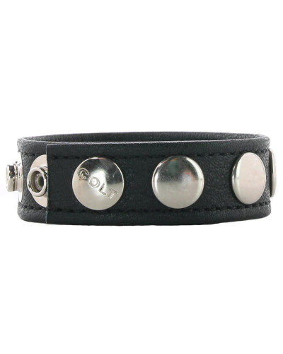 Cockring 5 pressions cuir 