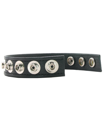 Cockring 5 pressions cuir 