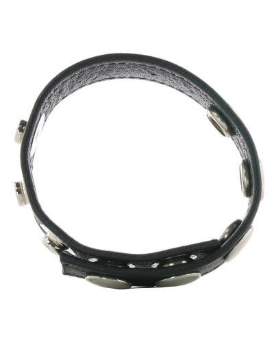Cockring 5 pressions cuir 