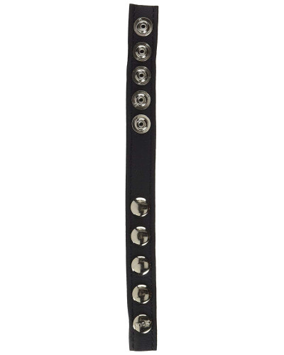 Cockring 5 pressions cuir 