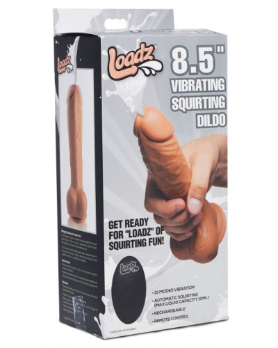 Gode vibrant éjaculateur Loadz 16 x 4.5 cm 