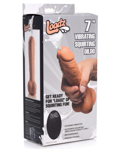 Gode vibrant éjaculateur Loadz 16 x 4.5 cm 