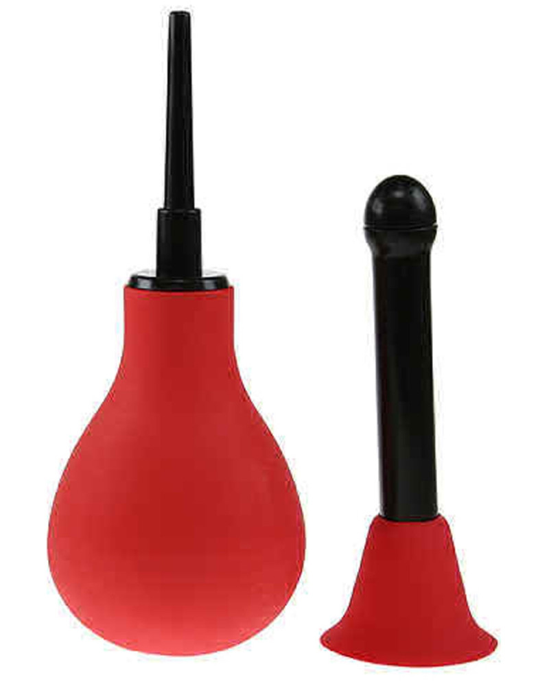 Poire anale Whirling avec 2 embouts 
