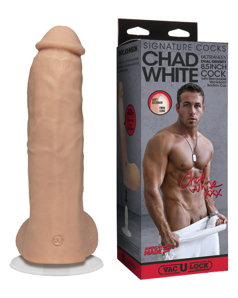 Gode réaliste Acteur Chad White 17 x 5 cm 