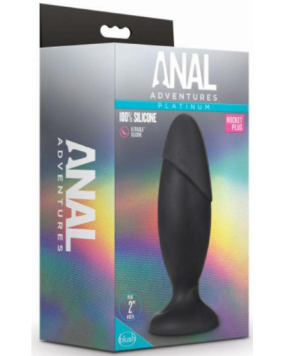Plug silicone Anal Adventures Rocket 14 x 5cm 