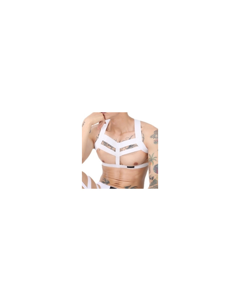 Harnais élastique Multi Band Blanc 