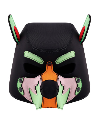 Cagoule Wolf Gang Noir-Orange 