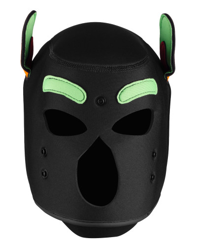 Cagoule Wolf Gang Noir-Orange 