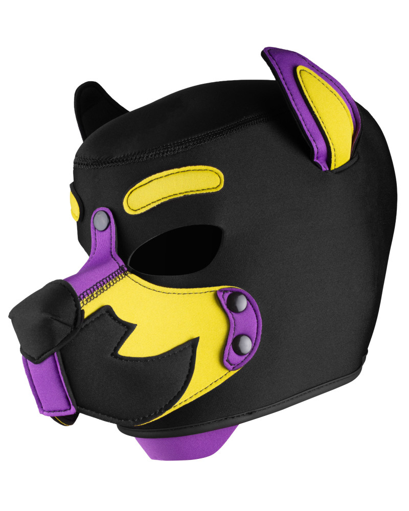Masque Wolf Gang Noir-Jaune-Violet 