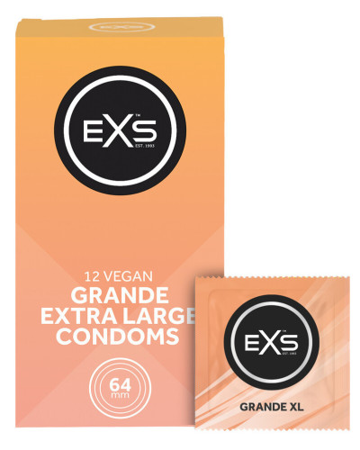 Préservatifs XXL Grande 64mm x12 