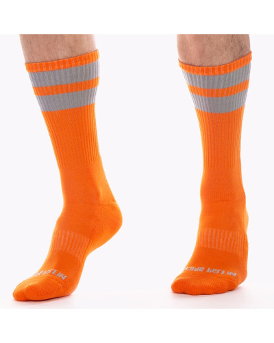 Chaussettes Gym Socks Orange-Gris 