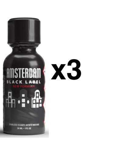 AMSTERDAM Black Label 30ml x3 