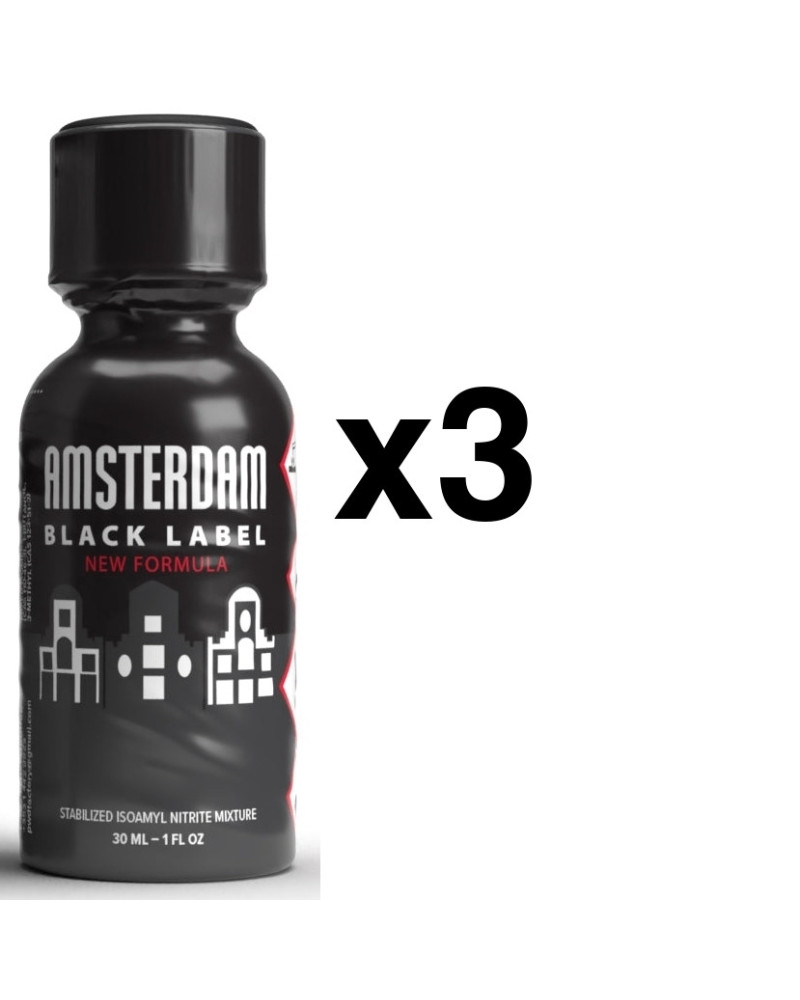 AMSTERDAM Black Label 30ml x3 