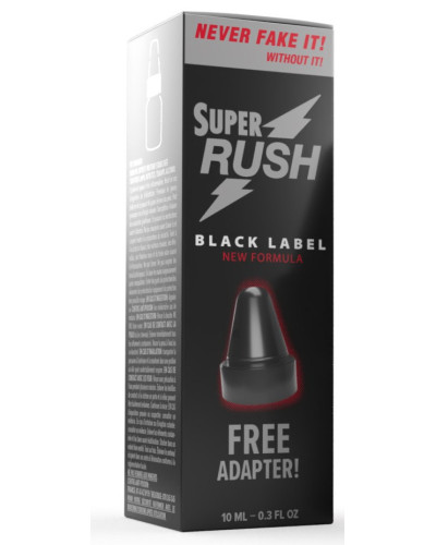 Super Rush Black Label 10ml Bouchon Diffuseur 