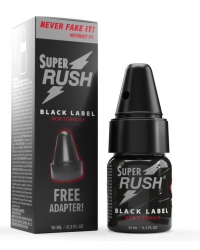 Super Rush Black Label 10ml Bouchon Diffuseur 