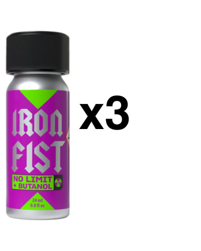 IRON FIST NO LIMIT BUTANOL 24ml x3 