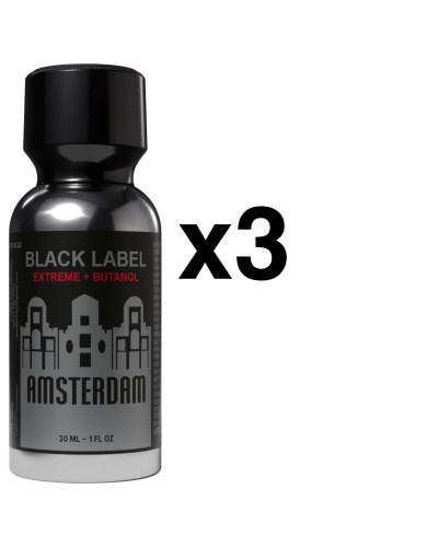 Amsterdam Black Label Extreme 30ml x3 