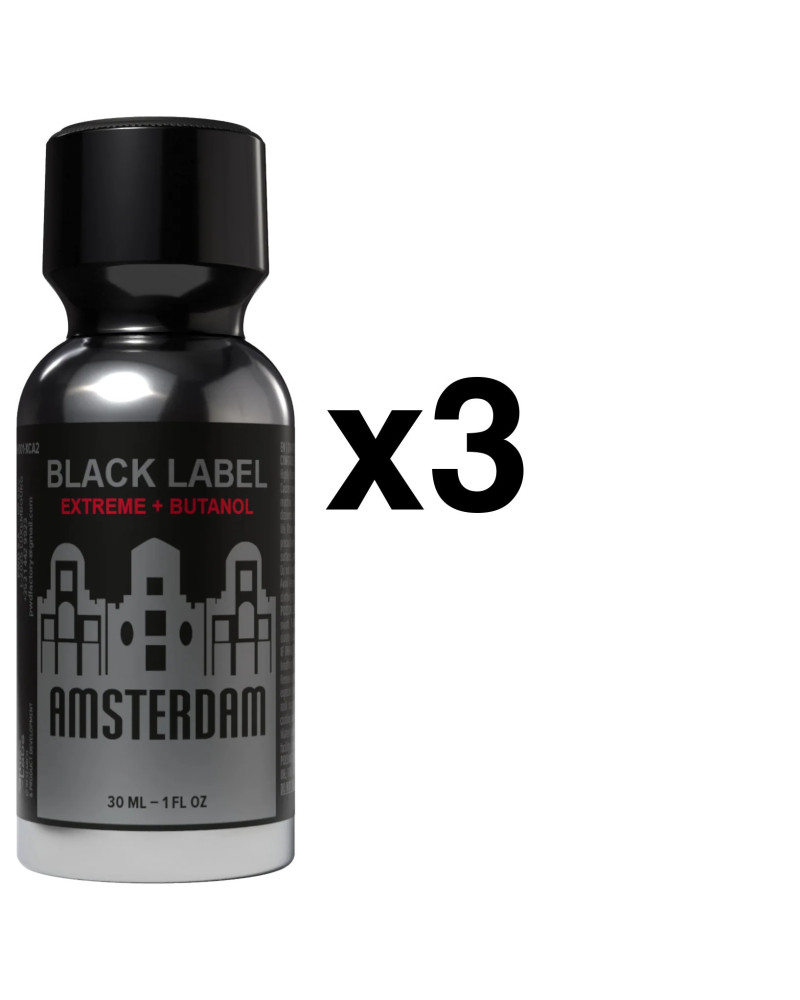Amsterdam Black Label Extreme 30ml x3 