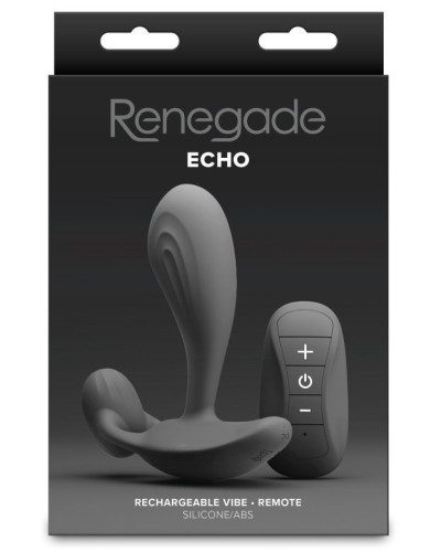 Stimulateur prostatique vibrant Echo 9 x 3.2cm 
