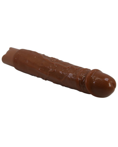Gode vibrant Rufus Marron 20 x 4.3cm 