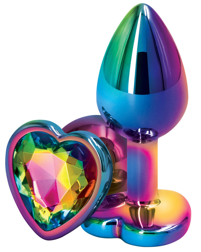 Bijou anal Heart Rainbow S 6 x 2.7cm 