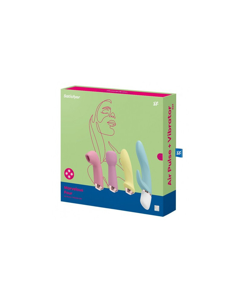 Pack de 4 Accesoires Marvelous Four Satisfyer 