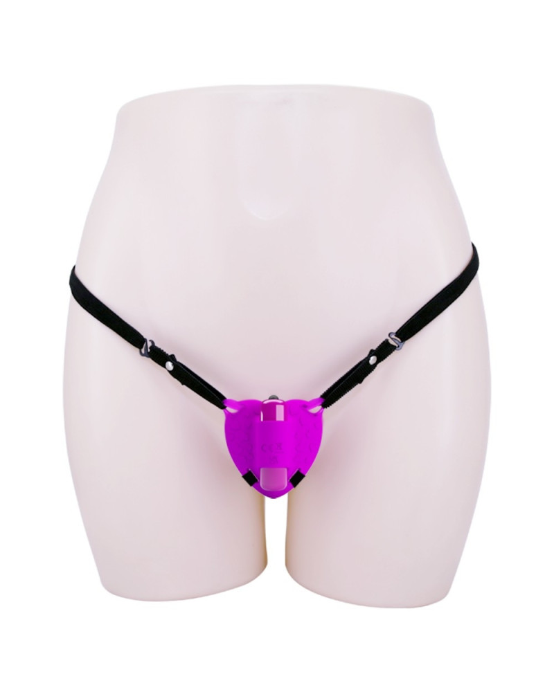 Vibro de Culotte avec Harnais Heartbeat 