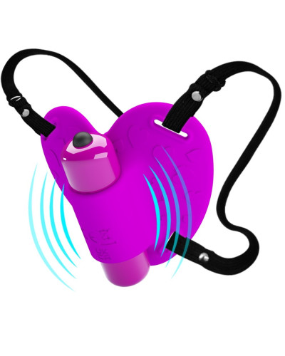 Vibro de Culotte avec Harnais Heartbeat 