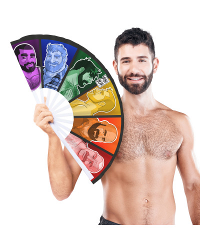 Éventail Géant Pride Palette 64cm 