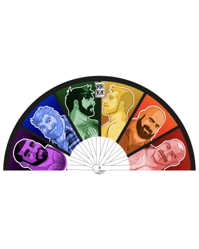Éventail Géant Pride Palette 64cm 