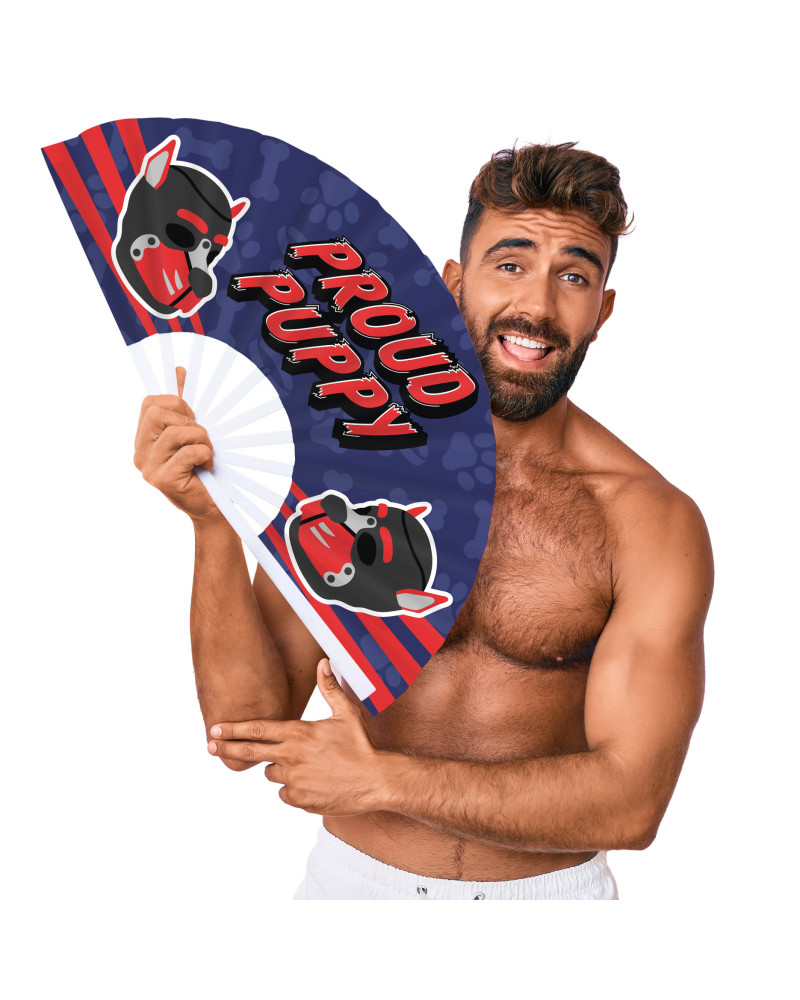 Éventail Proud puppy 64cm 