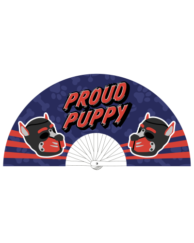 Éventail Proud puppy 64cm 