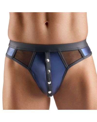 String avec boutons Notto Noir-Bleu 