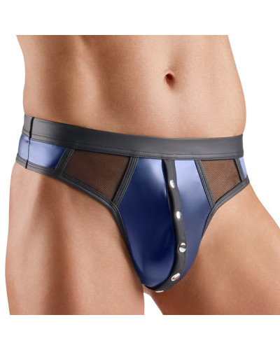 String avec boutons Notto Noir-Bleu 