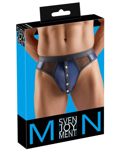 String avec boutons Notto Noir-Bleu 