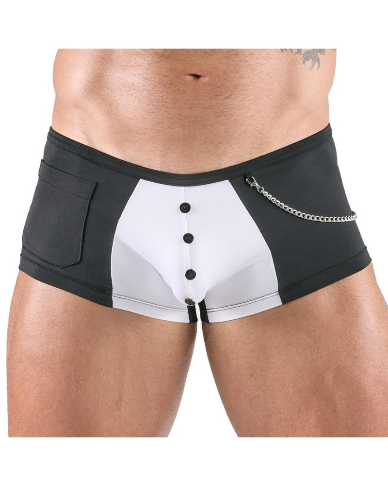 Boxer sexy Nestor Noir-Blanc 
