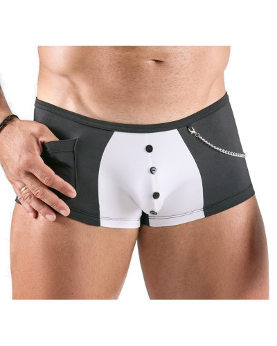 Boxer sexy Nestor Noir-Blanc 