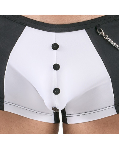 Boxer sexy Nestor Noir-Blanc 