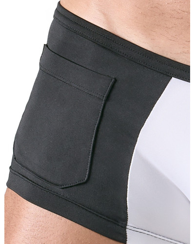 Boxer sexy Nestor Noir-Blanc 
