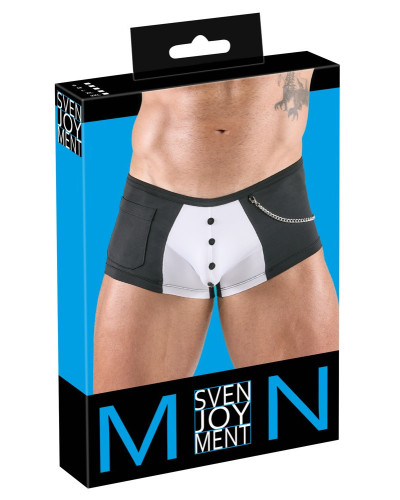 Boxer sexy Nestor Noir-Blanc 