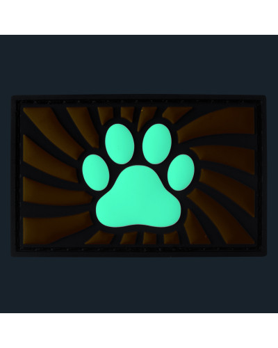 Tag Paw avec scratch Orange 