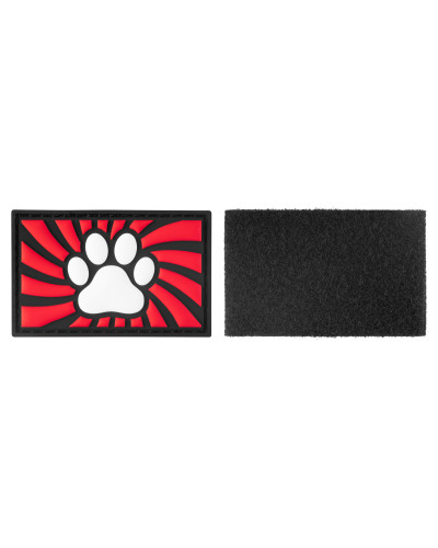Tag Paw avec scratch Rouge 