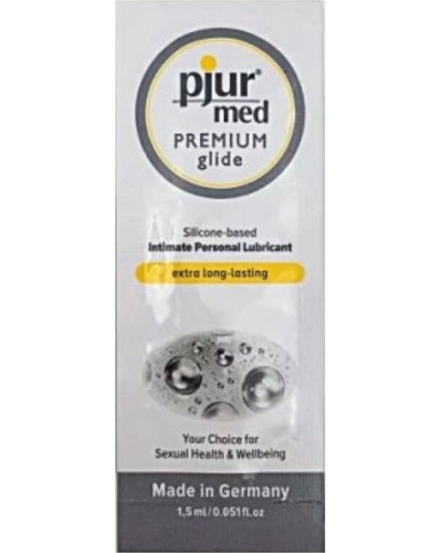 Dosette Lubrifiant Silicone Premium Glide Pjur 1.5ml 