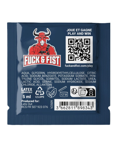 Dosette Lubrifiant Fuck & Fist Water 5ml x50 